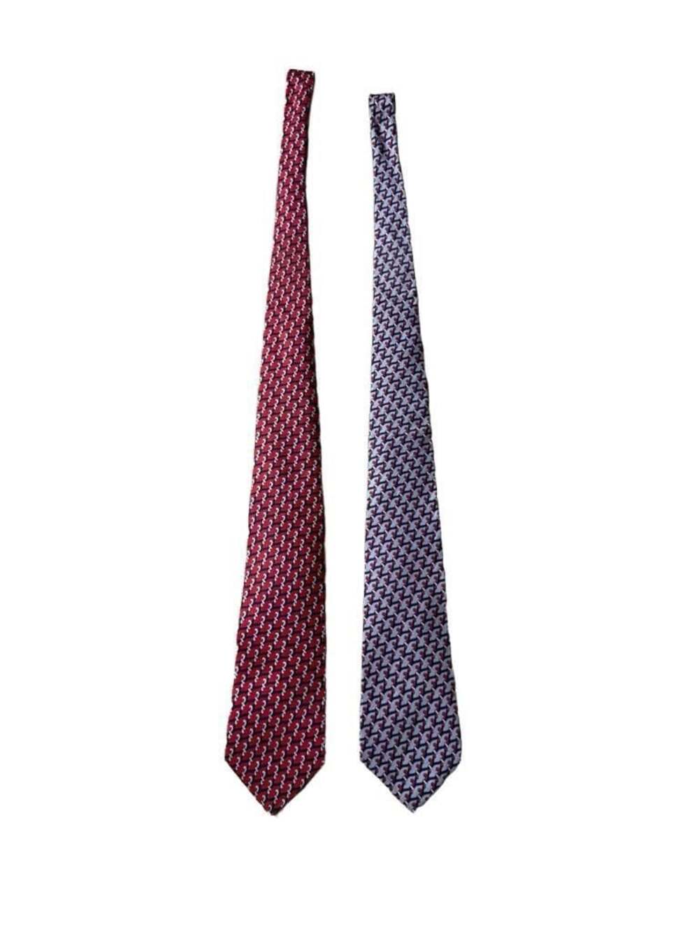 Barry Wells Geometric Silk Tie Set